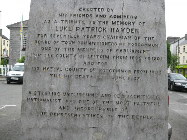 Haydens Monument Roscommon